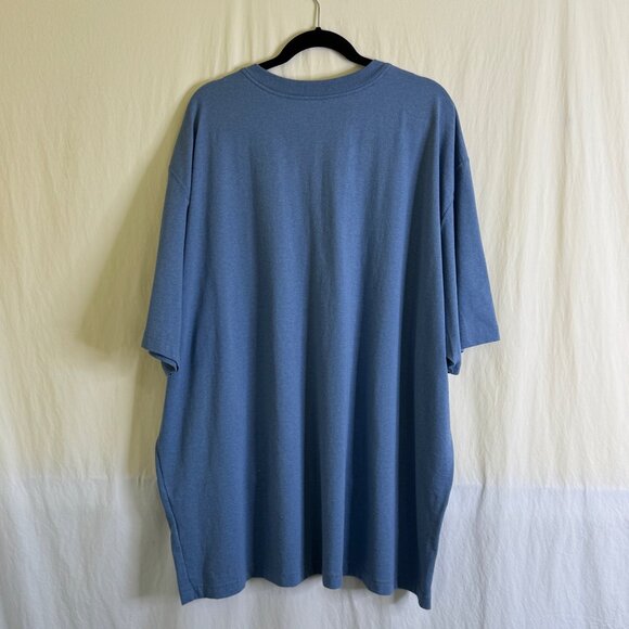 Carhartt Loose Fit 3-Button Polo Shirt Pocket Logo  Blue Men's Size 3XL - Picture 4 of 6